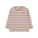 T-shirt Rib Stripes Light Cream - T-shirts et hauts pour les jours plus chauds en matériaux de haute qualité | Stadtlandkind