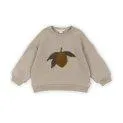 Sweatshirt Lou Terry Oxford Tan - Sweatshirt aus hochwertigen Materialien für dein Baby | Stadtlandkind