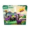 Dinosaur Adventure Set - Trains et chemins de fer pour s'amuser sur les rails | Stadtlandkind