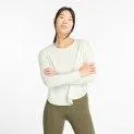 Long-sleeved shirt Drapey Jersey Natural Mint - Exercise is good and with our selection relaxes even more | Stadtlandkind