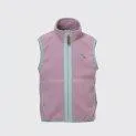 Gilet polaire pour enfants Emi mauve shadows - Vestes et manteaux d'hiver excitants pour une touche de couleur dans la saison grise. | Stadtlandkind