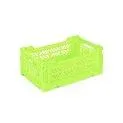 Storage box Mini Neon Green - Order is more than half the life | Stadtlandkind