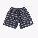 Boardshorts Lean stormy tie dye black - Badeshorts und Badehosen für deine Kinder - mit den coolen Designs ist Badespass garantiert | Stadtlandkind