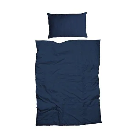 Louise uni, housse de duvet 200x210 cm indigo - lavie