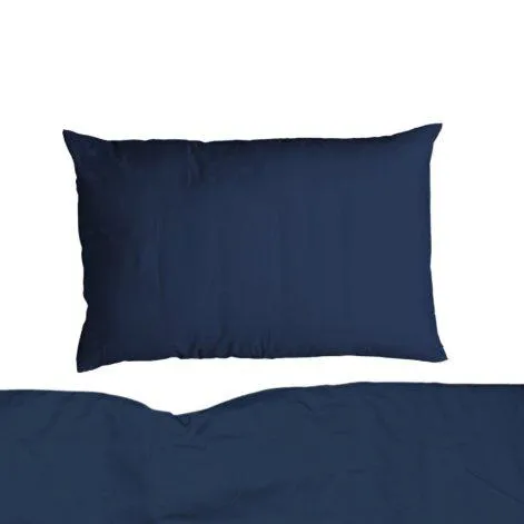 Louise uni, housse de duvet 200x210 cm indigo - lavie