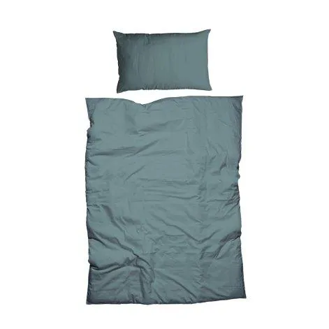 Louise uni, duvet cover 200x210 cm pine green - lavie