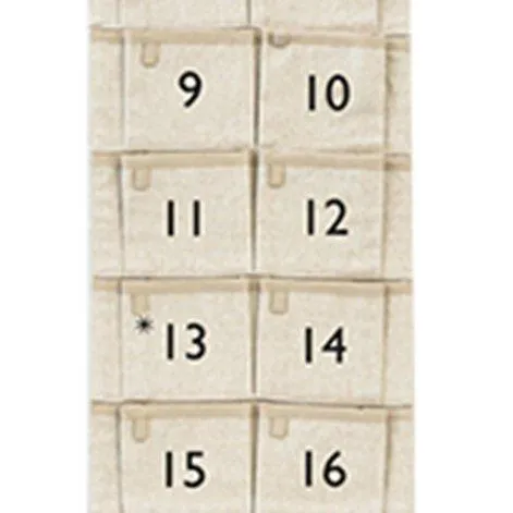 Calendrier de l'Avent Star étroit Sand - ferm LIVING