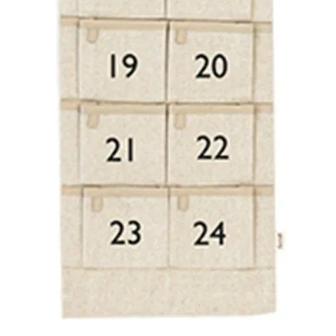 Calendrier de l'Avent Star étroit Sand - ferm LIVING