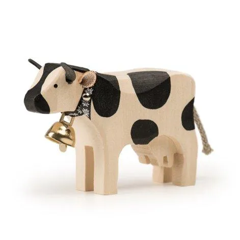 Vache 1 debout Freiburger Holztier Trauffer - Trauffer