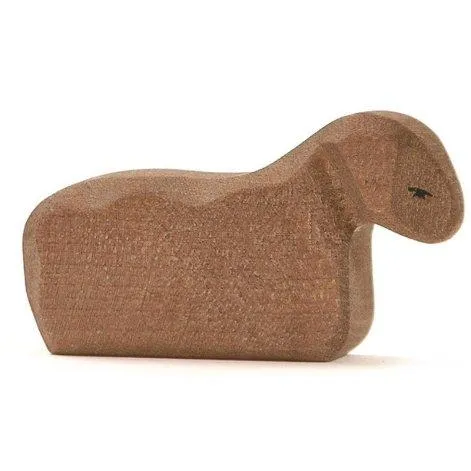 Ostheimer lamb lying brown wood - Ostheimer