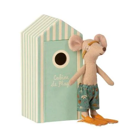 Strandhaus-Set Beach mice Big Brother light blue - Maileg