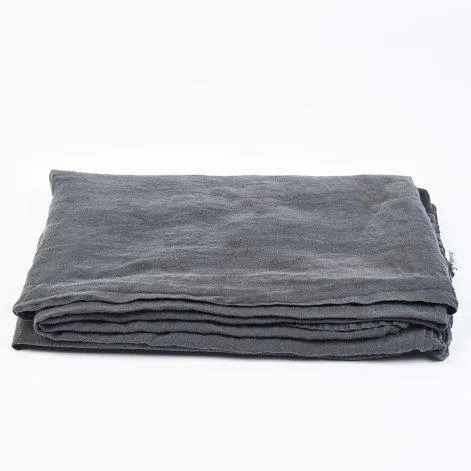 Linus uni, anthracite Drap de dessus 240x270 cm - lavie