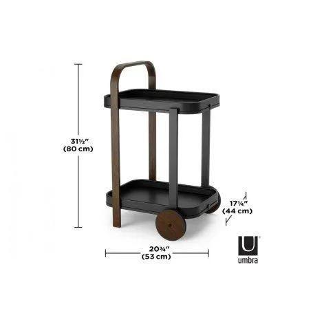 Bartrolley Bellwood, Dunkelbraun/Schwarz - Umbra