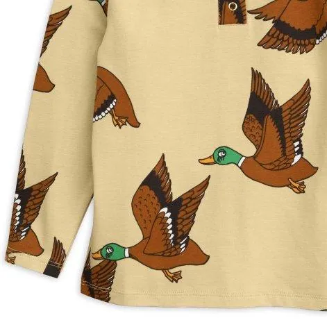 Long sleeve shirt Ducks Aop Grandpa Yellow - Mini Rodini