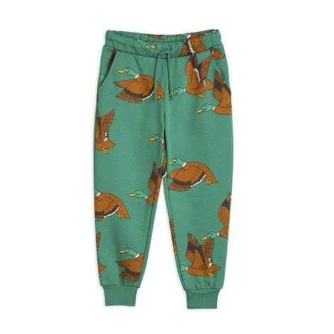 Pantalon Ducks AOP vert - Mini Rodini