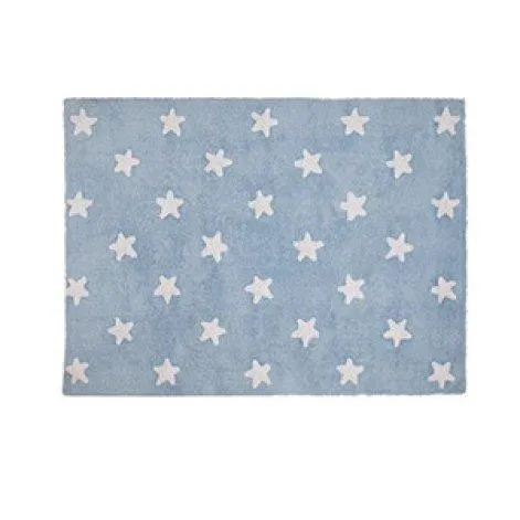 Teppich Stars Blue-White - Lorena Canals