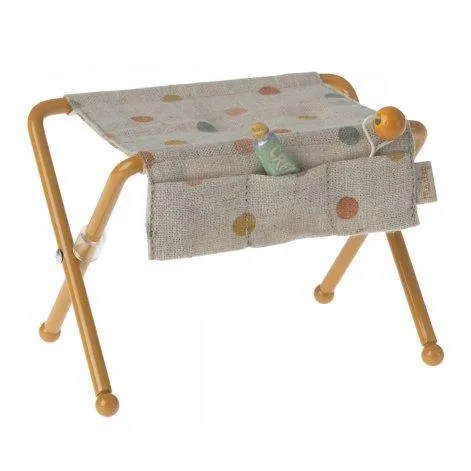 Baby Mouse Changing Table Ochre - Maileg