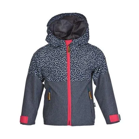 Kinder Regenjacke Puck dress blue print - rukka