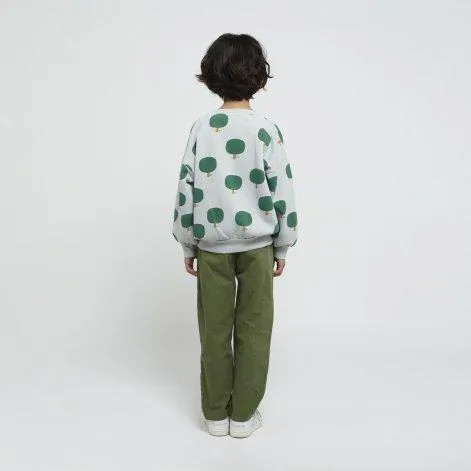 Sweatshirt Green Tree all over | Stadtlandkind