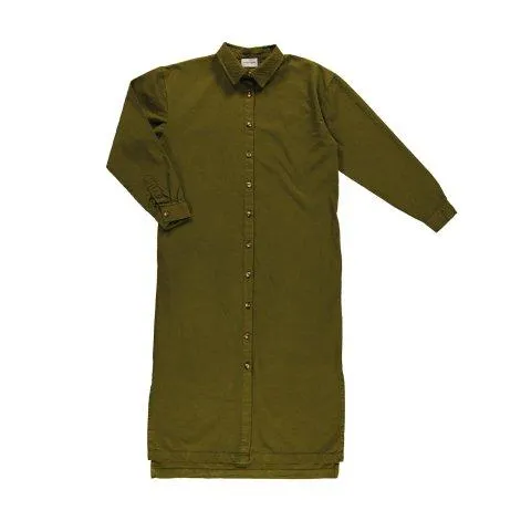 shirt dress Lis Fir Green - Poudre Organic