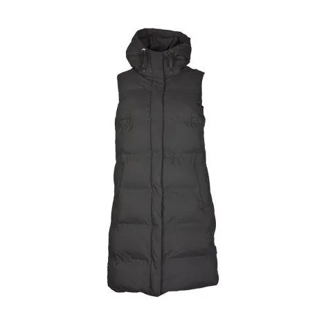 Ladies thermal gilet long Petra black - rukka