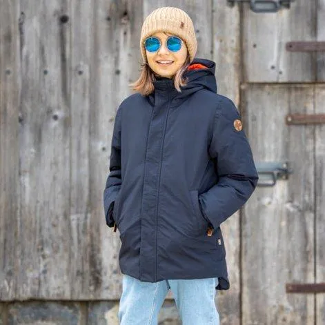 Kids winter parka Pippin dark navy - rukka