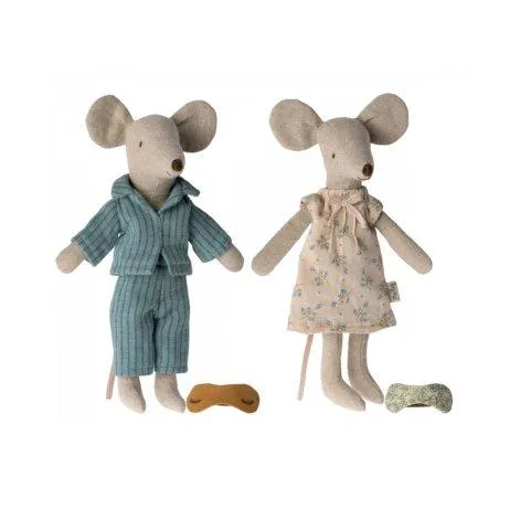 Mom and dad mice in box - Maileg