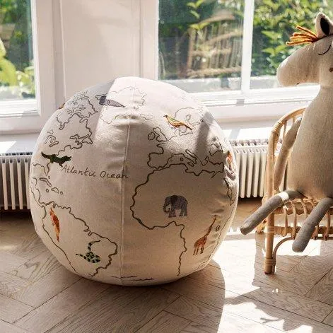 Sitzsack The World Blanc cassé - ferm LIVING