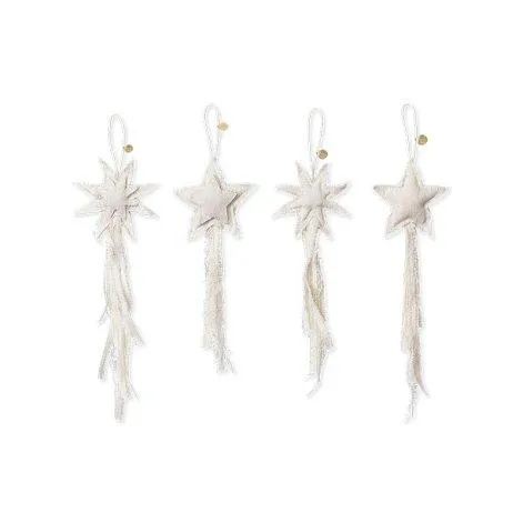 Ornement Vela Star 4er Set Natural - ferm LIVING