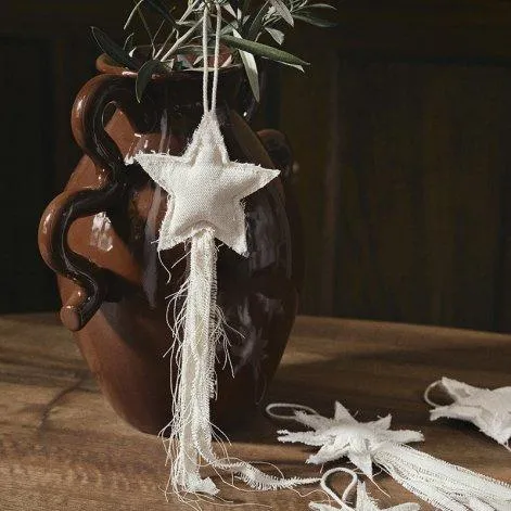 Ornament Vela Star 4er Set Natural - ferm LIVING