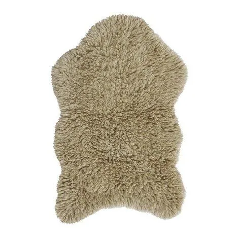 Tapis en laine Woolly-Beige - Lorena Canals