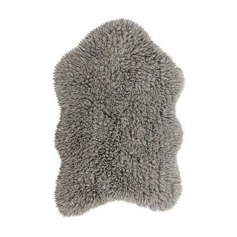 Tapis en laine Woolly-Grey - Lorena Canals