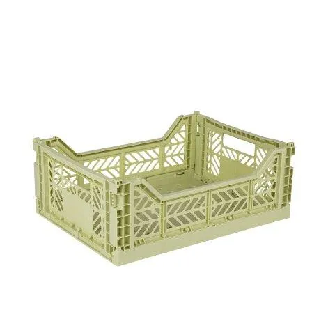 Midi Lime Cream storage basket - Aykasa