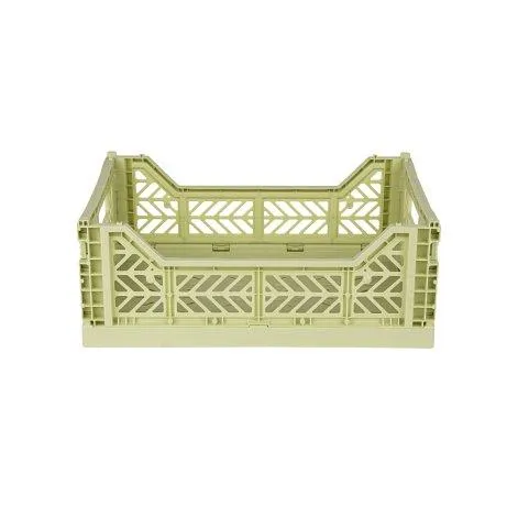 Midi Lime Cream storage basket - Aykasa