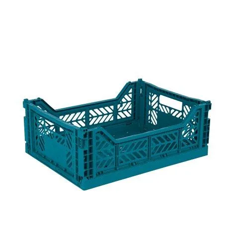 Storage basket Midi Peacock Green - Aykasa