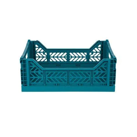 Storage basket Midi Peacock Green - Aykasa