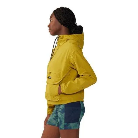 Stryder rain jacket dark citron 358