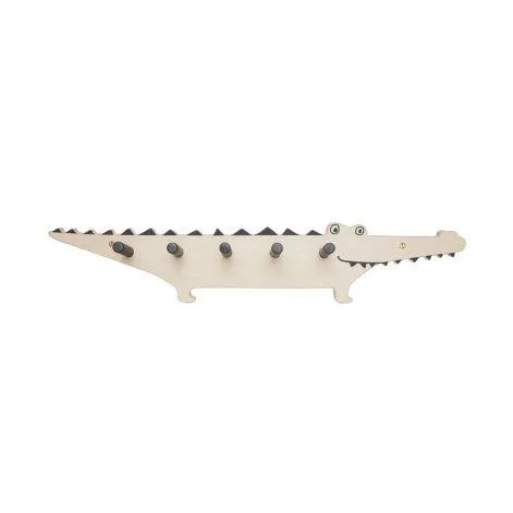 Children's coat rack crocodile 12 x 60 cm - OYOY