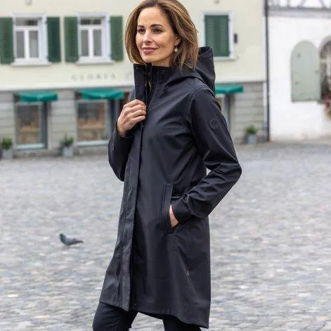 Ladies raincoat Giselle black - rukka