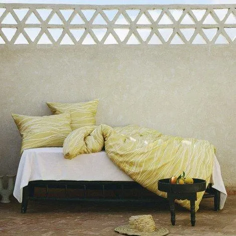 SAHARA housse de couette dusty yellow 160x210 cm - Journey Living