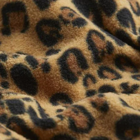 Fleece jacket leopard beige - Mini Rodini