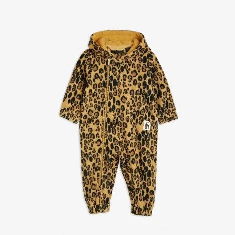 Baby Overall Basic Leopard Beige - Mini Rodini