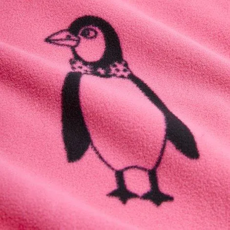 Penguin Pink fleece jacket - Mini Rodini