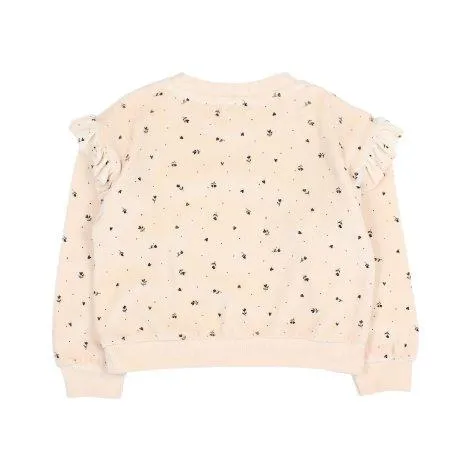 Sweatshirt Velvet Cuore Cream Pink - Búho