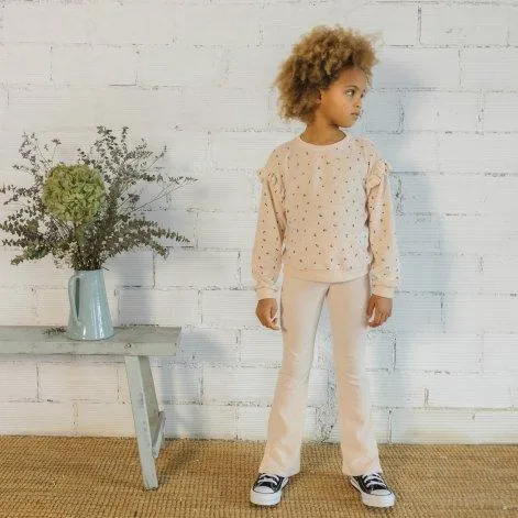 Pantalon Rib Velvet Cream Pink - Búho