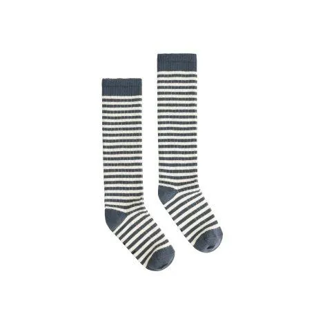 Socks Blue Grey - Cream - Gray Label