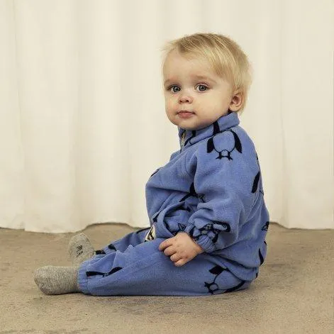 Baby Overall Penguin Blue - Mini Rodini