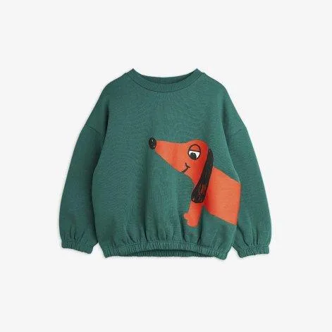 Sweatshirt Dog Sp Green - Mini Rodini