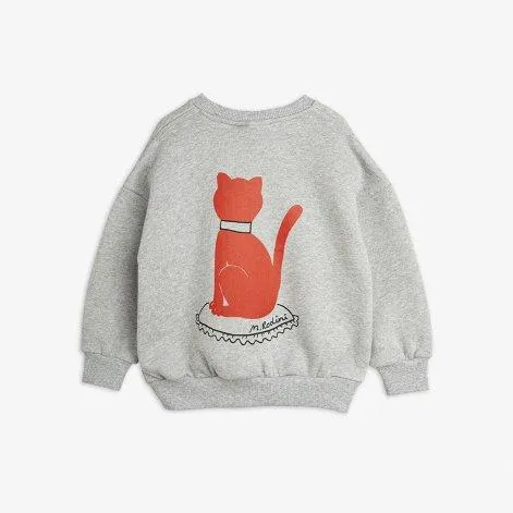 Sweatshirt Cat Sp Grey Melange - Mini Rodini