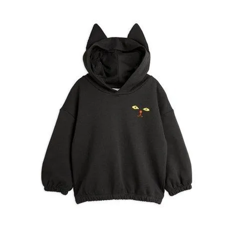 Sweat à capuche Cat Ears Black - Mini Rodini